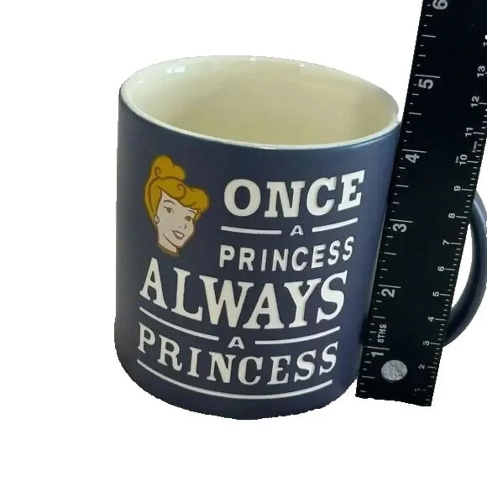 Disney Parks “Once a Princess Always a Princess “ Cinderella Ceramic Coffee Mug